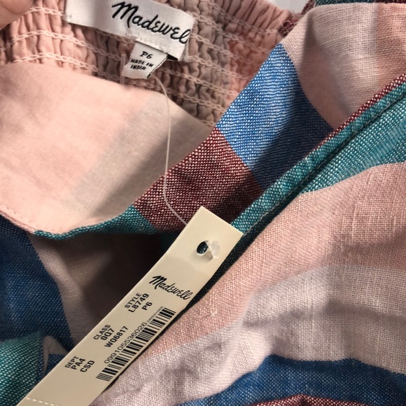 Cap-Sleeve Tie Jumpsuit in Flagstaff Stripe - Picture 4 of 5